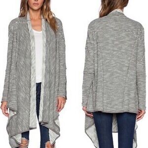 Free People | In the Loop Waterfall Moto Cardigan